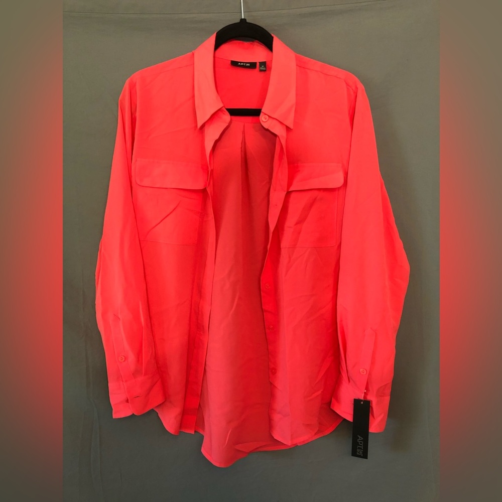Apt. 9 Women’s Long Sleeve Button Down Dress Shirt